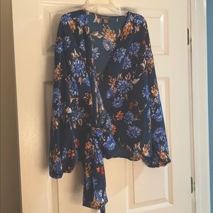 NWOT Prinark Wrap Top - 12